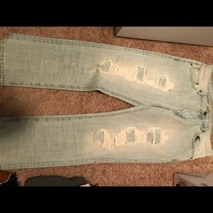 American Eagle ripped jeans